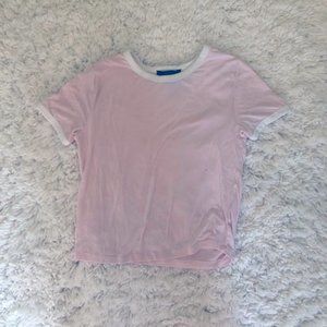 Pastel Pink and White T-shirt